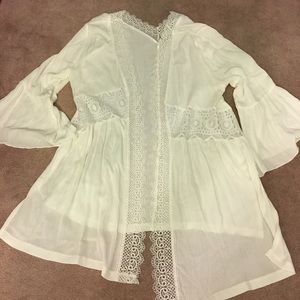 NWT White Kimono Cardigan